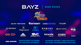 BAYZ closes $4M seed round led by Yield Guild.