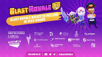 Blast Royale secures $5M seed round co-led by Animoca Brands, Mechanism Capital.